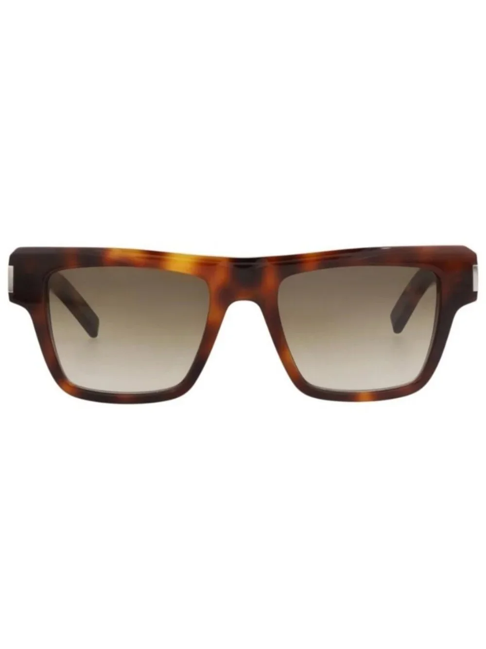 New Saint Laurent Mens Square/Rectangle Havana Havana Brown Fashion Designer Sun